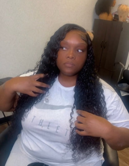 Virgin Deep Curl Wig